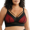 Parfait Lingerie PARFAIT Mia Dot P6011 Women's Full Busted Lightly Padded Wire Free Bra - Black