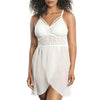 Parfait Lingerie PARFAIT Mia Lace P5959 Women's Lingerie Wire-Free Chemise - Pearl White