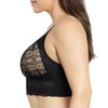 Parfait Lingerie PARFAIT Mia Lace P5951 Women's Full Busted Lightly Padded Wire Free Bra - Black