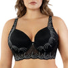 Parfait Lingerie PARFAIT Pearl P6091 Women's Longline Plunge Full Busted Bra  - Black