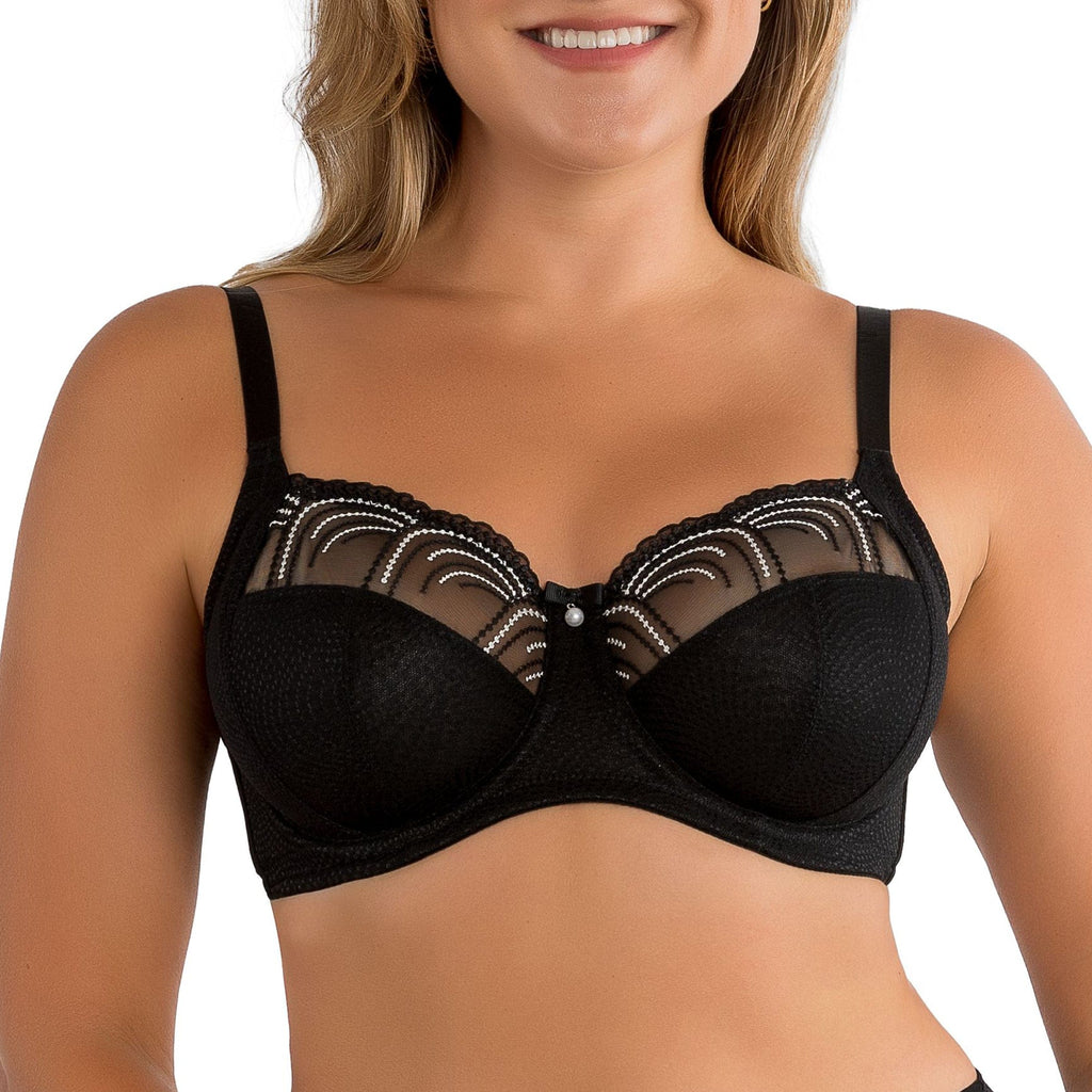 Parfait Lingerie PARFAIT Pearl P60923 Women's Unlined Full Busted Bra - Black
