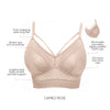 Parfait Lingerie PARFAIT Mia Dot P6011 Women's Full Busted Lightly Padded Wire Free Bra - Cameo Rose