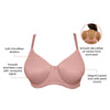 Parfait Lingerie PARFAIT Pearl P60921 Women's Non-padded Seamless Minimizer Full Busted Bra - Peach Beige