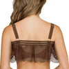 Parfait Lingerie PARFAIT Pure S8121 Womens Bandeau Bikini Top Ruffle Underwire Swimwear - Terracotta