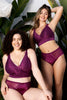 Parfait Lingerie Adriana Wire-Free Full Bust Supportive Bralette - Blackberry
