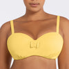 Vivien Balconette Underwire Bikini Top in Lemon Drop by Parfait Lingerie, featuring vintage-inspired design and supportive fit.