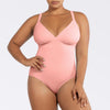 Parfait Lingerie PARFAIT Vivien S8167 One Piece Swimsuit with Shelf Bra, Shirred Detail and Bow Back Design - Pink Blush