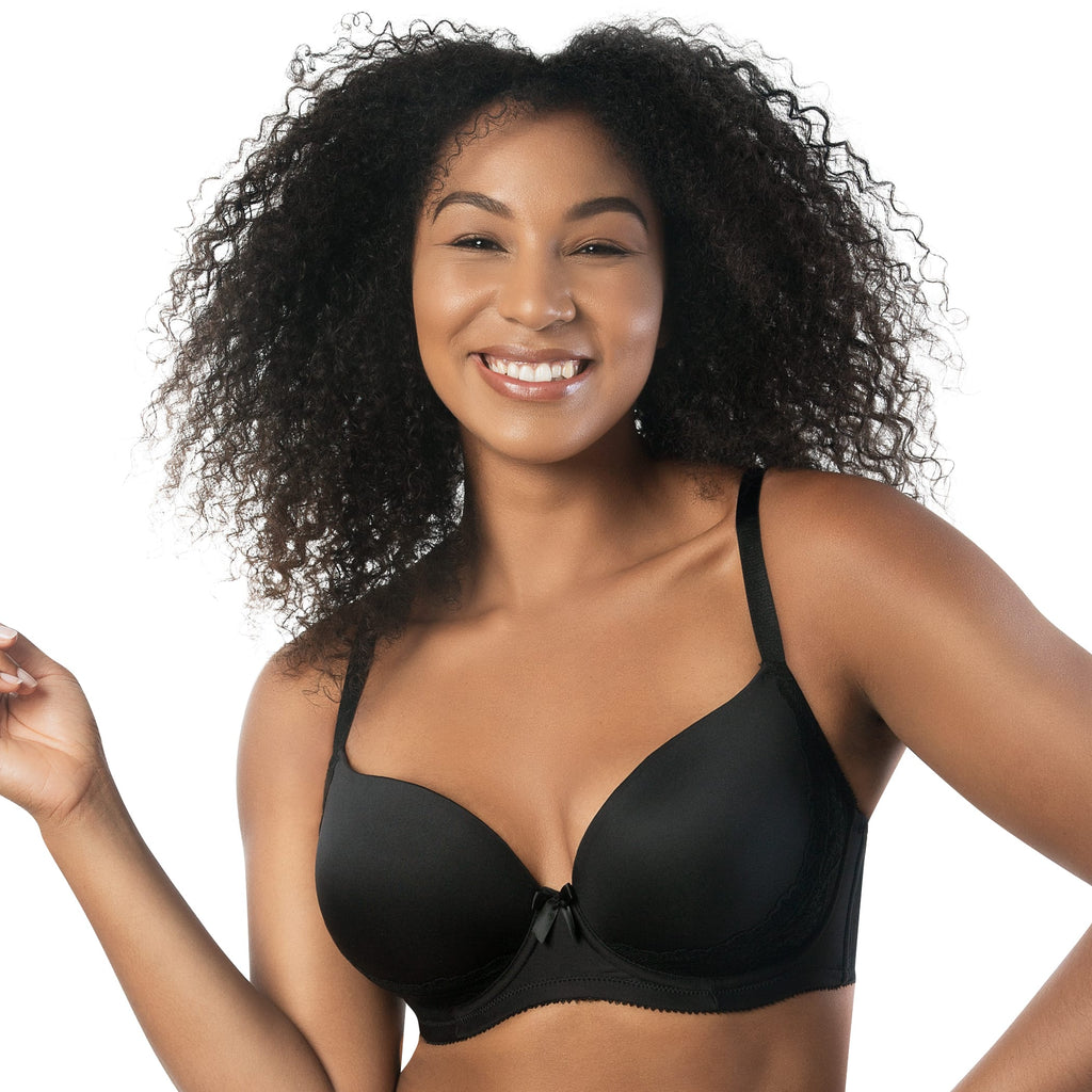Parfait Lingerie Casey Plunge Molded T-Shirt Bra - Black