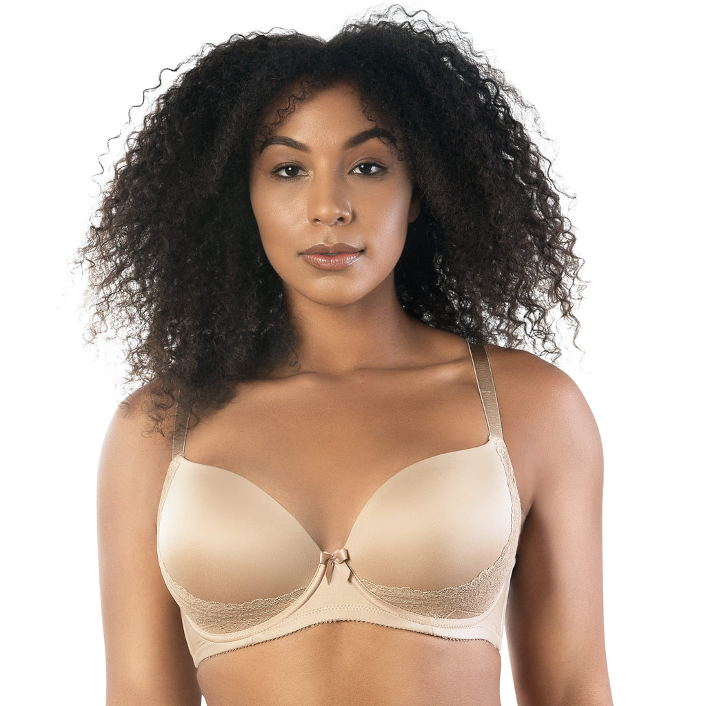 Parfait Lingerie Casey Full Bust Padded Plunge T-Shirt Bra - E. Nude
