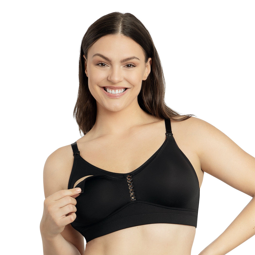 Parfait Lingerie Erika Seamless Wire-Free Nursing Bra - Black