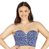 Parfait Lingerie Dolly Longline Strapless Bustier - Blue Daisy