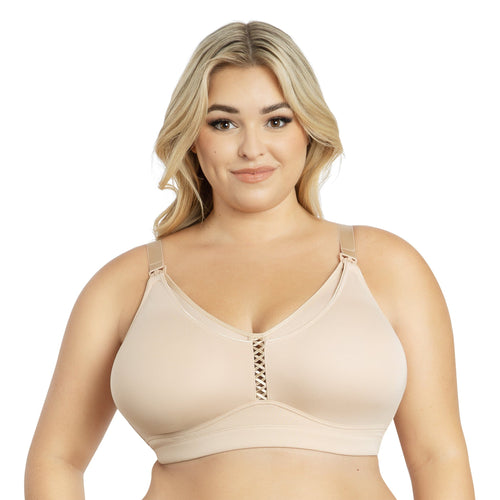 Parfait Lingerie Erika Seamless Wire-Free Nursing Bra - Bare