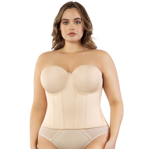 Parfait Lingerie Elise Full Back Longline - Bare