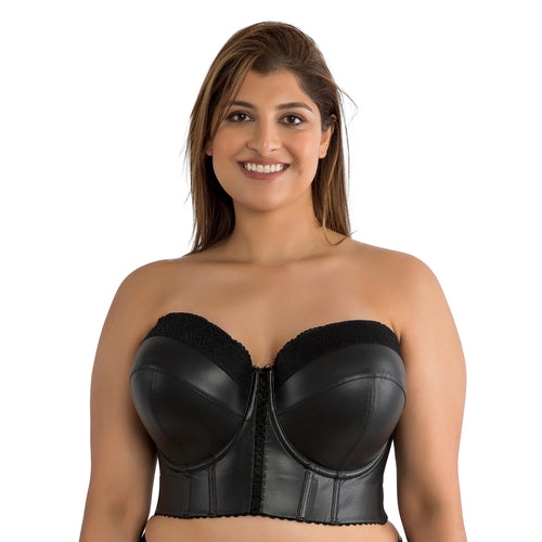 Parfait Lingerie Stevie Longline Strapless Bustier - Black