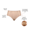 Parfait Lingerie Parfait Luxlacy P2005 Lace High-Waist Brief With Light Tummy Control And Extra Coverage - True Nude