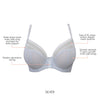 Shea Plunge Unlined Bra - Silver