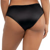 Parfait Lingerie PARFAIT Rita S8143 Vintage-Inspired Bikini Bottom with Shirred Sides and Hip-Level Fit - Black