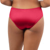 Parfait Lingerie PARFAIT Rita S8143 Vintage-Inspired Bikini Bottom with Shirred Sides and Hip-Level Fit - Cherry