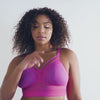 Mia Dot Wire-Free Bralette - Bright pink