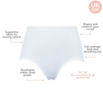 Parfait Lingerie High waist control Panty Elissa Super High Waist Control Panty - Pearl White