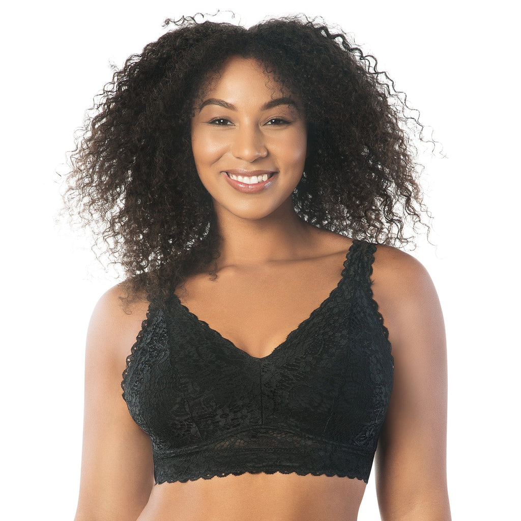 Parfait Lingerie Bralette Adriana Wire-Free Lace Bralette - Black