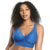 Parfait Lingerie Adriana Wire-Free Lace Bralette  - Sapphire