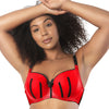 Parfait Lingerie Underwire bra Charlotte Underwire Padded Bra - Racing Red W Black