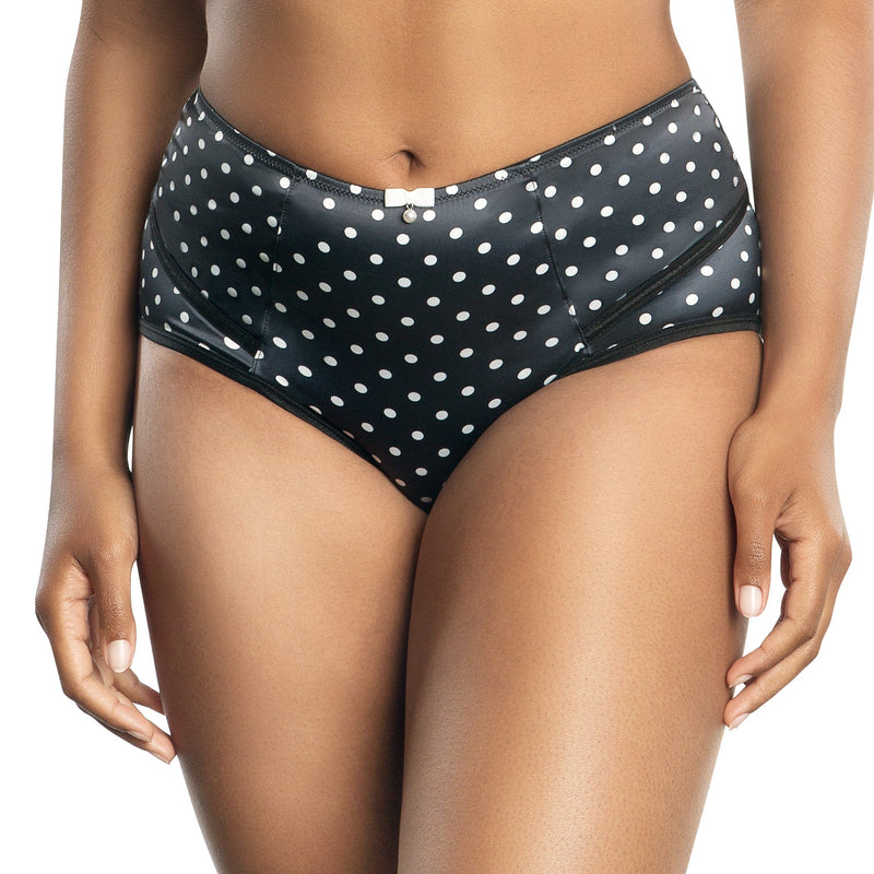 Parfait Lingerie Charlotte High Waist Brief - Black Dot