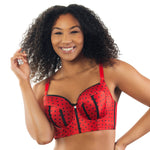 Parfait Lingerie Charlotte Longline Bra - Racing Red Dot