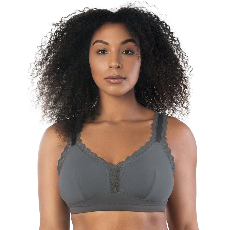 Parfait Lingerie Bralette Dalis Wire Free Bralette - Charcoal