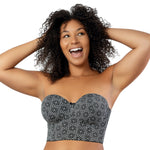 Parfait Lingerie Marissa Longline Strapless Bra - Black Mosaic