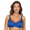 Parfait Lingerie Wire Bra Marrianne Unlined Wire Bra - Blue/Silver