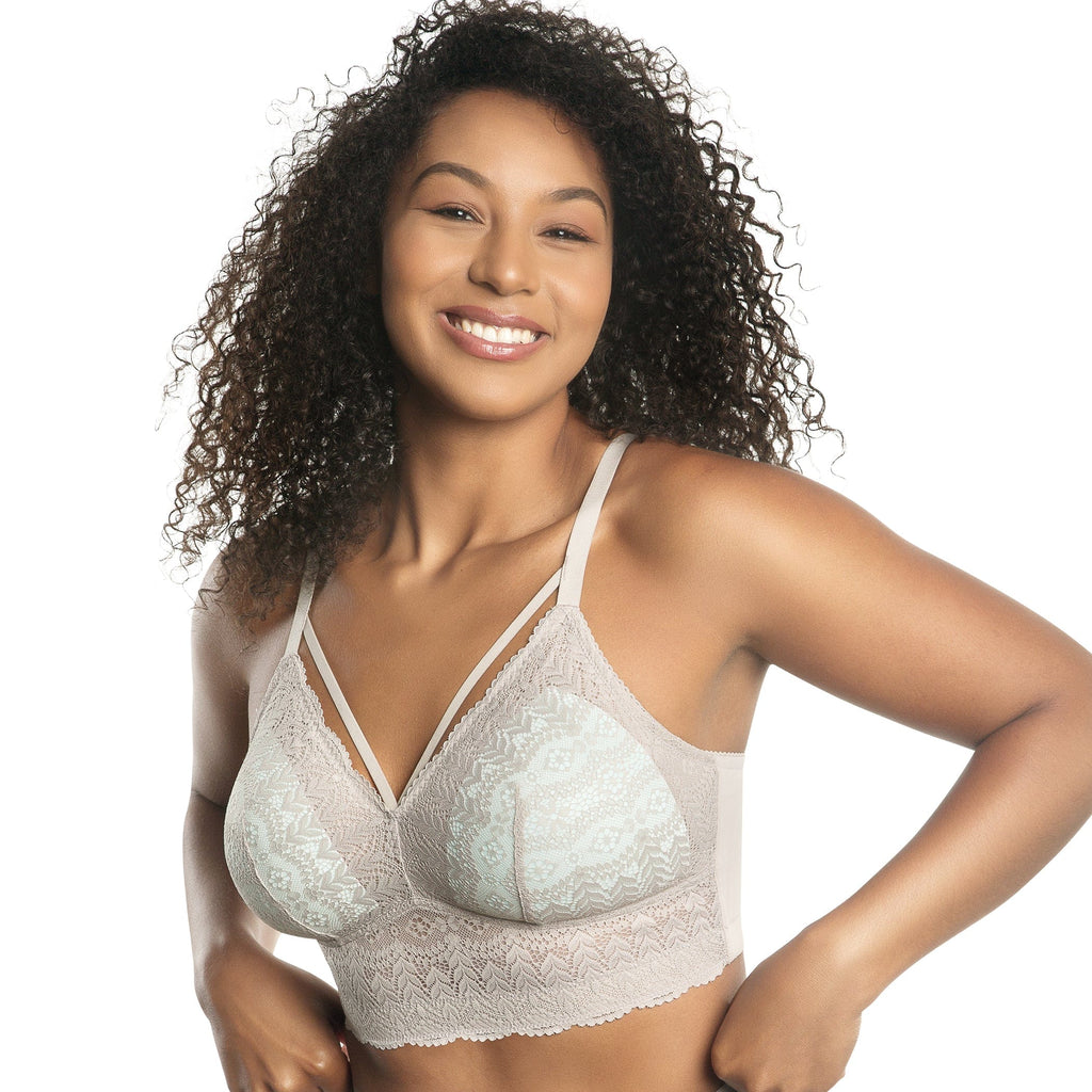 Parfait Lingerie Mia Lace Wire-Free Lace Bralette - Sandstone