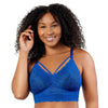 Parfait Lingerie Mia Lace Wire-Free Lace Bralette - Sapphire