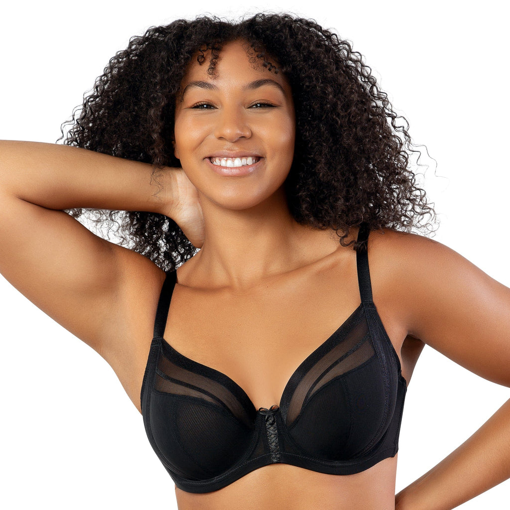 Shea Plunge Unlined Bra - Black