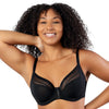 Shea Plunge Unlined Bra - Black