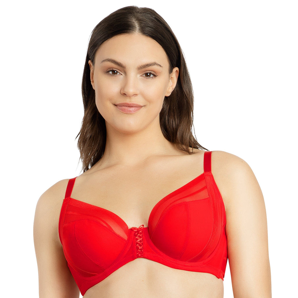 Parfait Lingerie Shea Plunge Unlined Bra - Racing Red