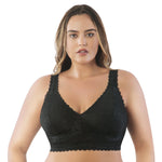 Parfait Lingerie Bralette Adriana Wire-Free Lace Bralette - Black