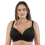 Casey Plunge Molded T-Shirt Bra - Black