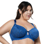 Parfait Lingerie Wire Bra Charlotte Lace Unlined Bra - Sapphire