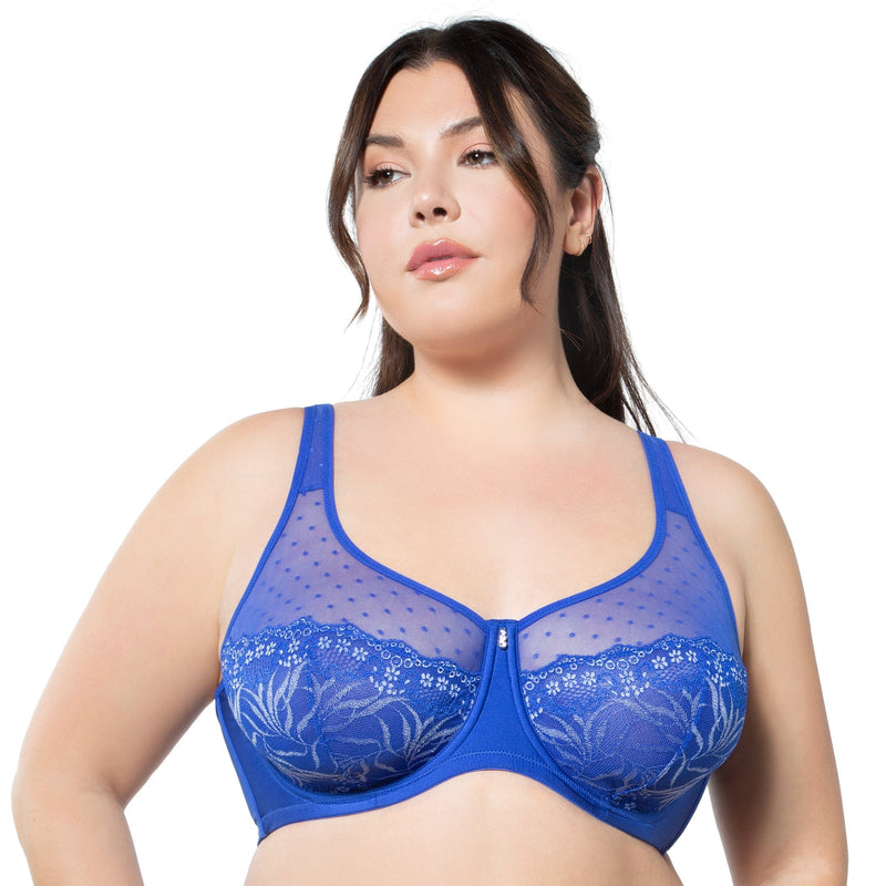 Parfait Lingerie Wire Bra Marrianne Unlined Wire Bra - Blue/Silver