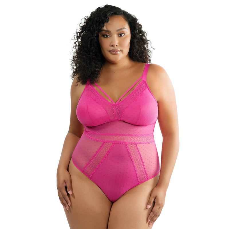 Parfait Lingerie Bodysuit Mia Dot Bodysuit - Bright Pink