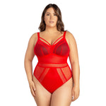 Parfait Lingerie Bodysuit Mia Dot Bodysuit - Racing Red