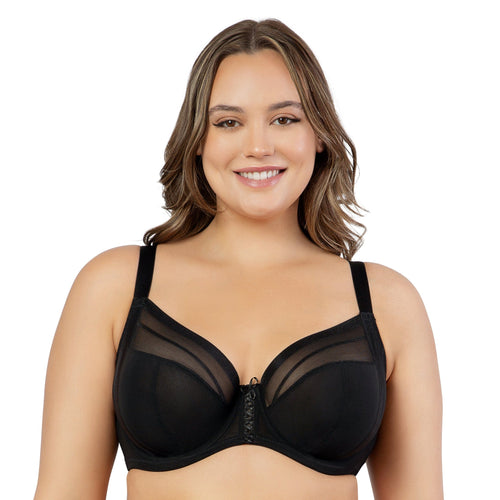 Shea Plunge Unlined Bra - Black