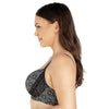 Parfait Lingerie Casey Plunge Molded T-Shirt Bra - Mosaic Black