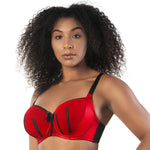 Parfait Lingerie Underwire bra Charlotte Underwire Padded Bra - Racing Red W Black