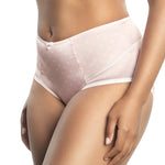 Parfait Lingerie Charlotte High Waist Brief - Petal Pink Dot