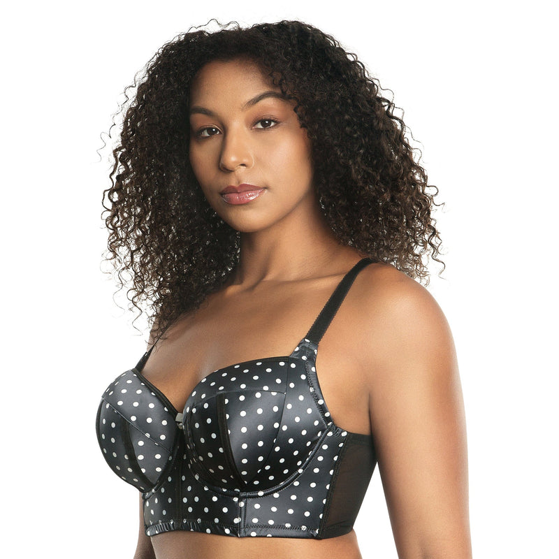 Parfait Lingerie Charlotte Longline Bra - Black Dot