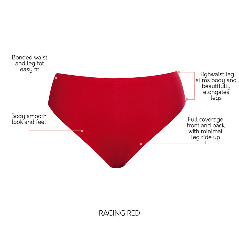 Parfait Lingerie Bonded French Cut  - Racing Red