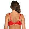 Parfait Lingerie Wire Bra Marrianne Unlined Wire Bra - Racing Red/Silver